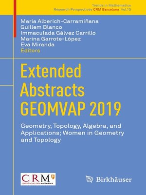 cover image of Extended Abstracts GEOMVAP 2019